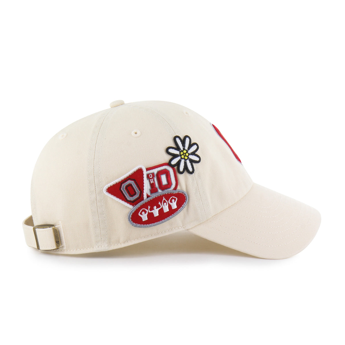 OHIO STATE BUCKEYES BADGES '47 CLEAN UP