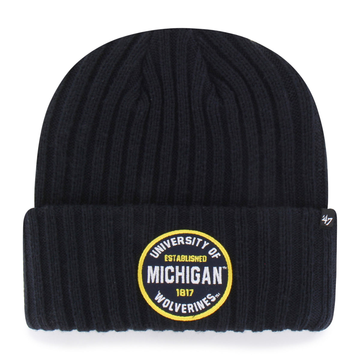 Michigan Wolverines Ribbed Snowdrift '47 Cuff Knit