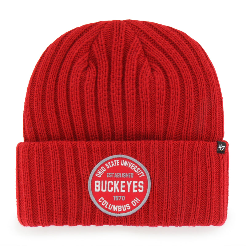 Ohio State Buckeyes Ribbed Snowdrift '47 Cuff Knit