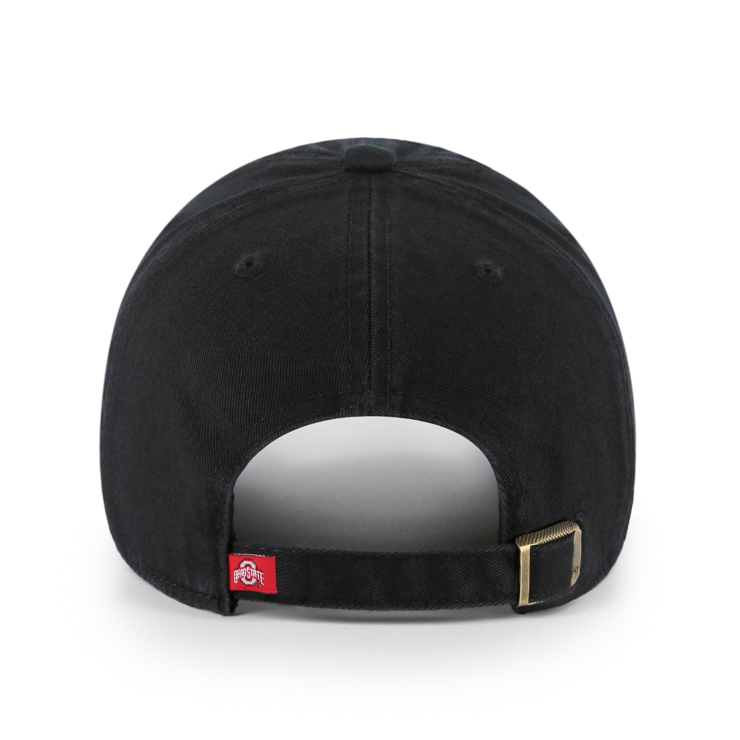 VISUAL LOGO GOODS」'47 CLEAN UP BLACK Ohio State Buckeyes Hats | Relaxed Clean Up Style | '47 - Black – '47