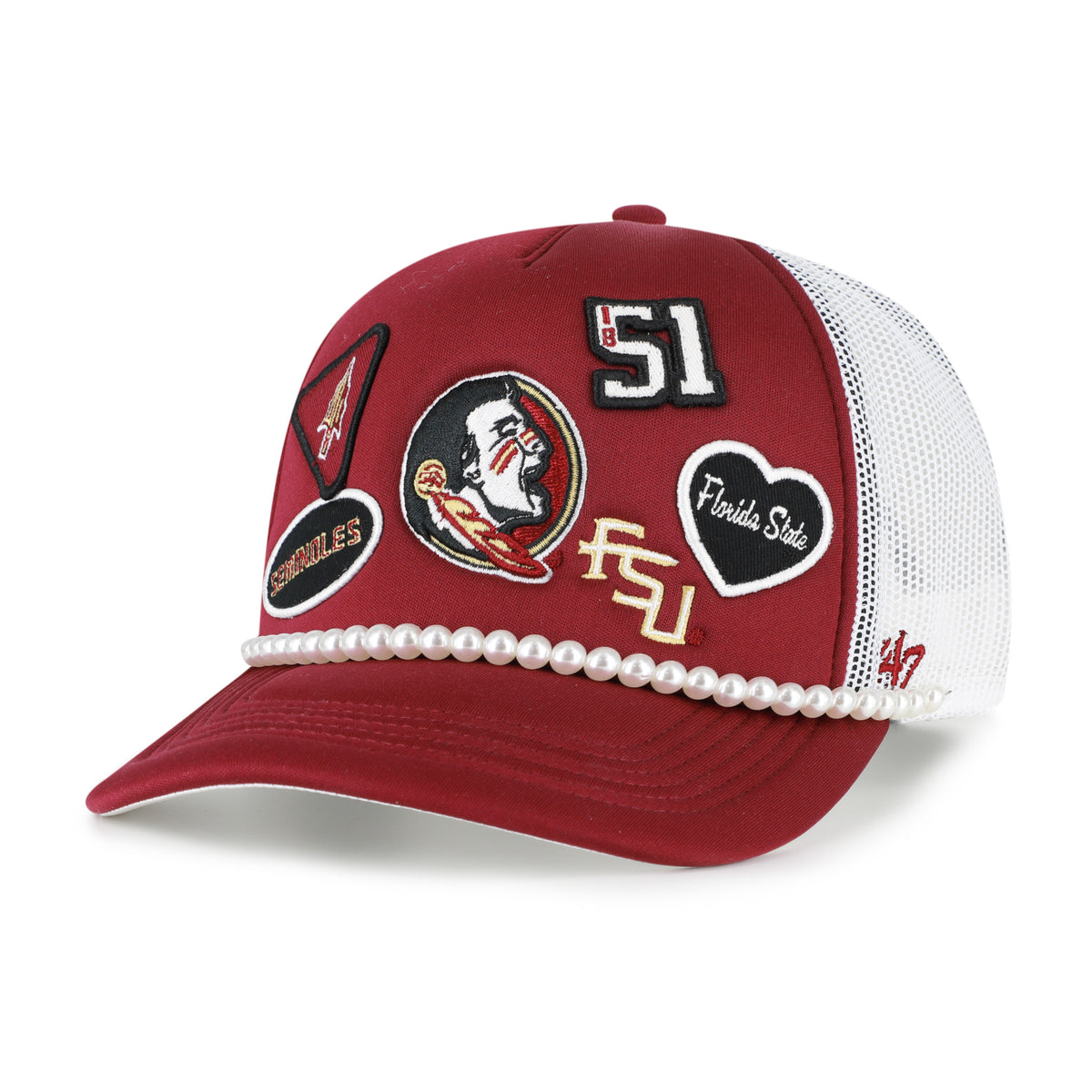 FLORIDA STATE SEMINOLES RALLY ON '47 HITCH FM FOAM FRONT