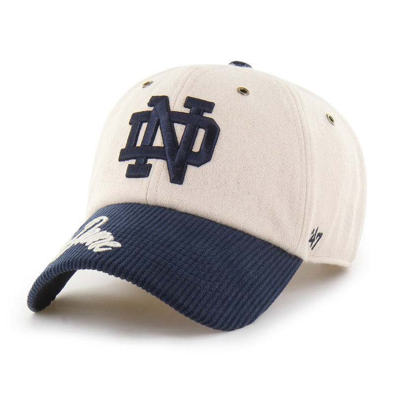 Notre Dame Fightin Irish Rope Script Two Tone '47 Clean Up Womens