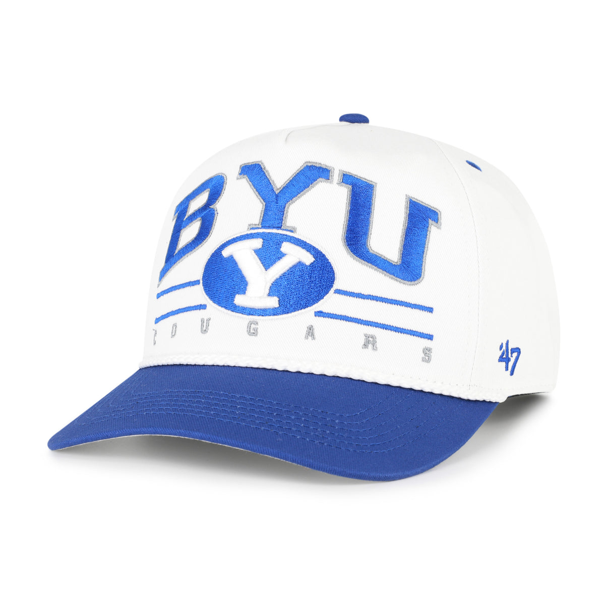 BRIGHAM YOUNG COUGARS ROSCOE ROPE TWO TONE '47 KID'S HITCH