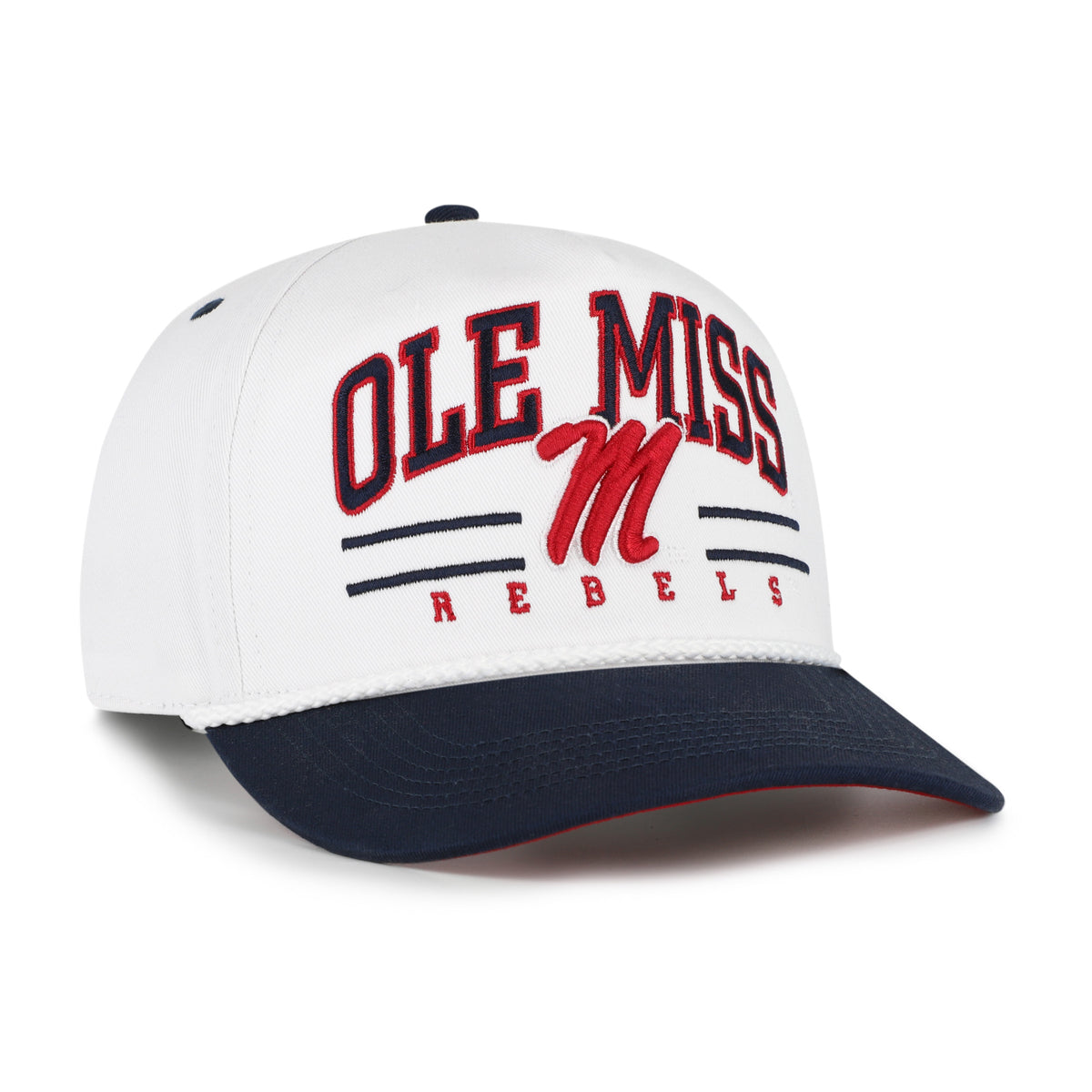 MISSISSIPPI REBELS ROSCOE ROPE TWO TONE '47 HITCH