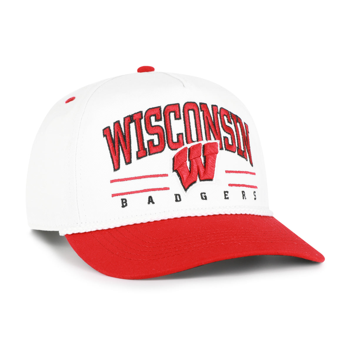 WISCONSIN BADGERS ROSCOE ROPE TWO TONE '47 HITCH