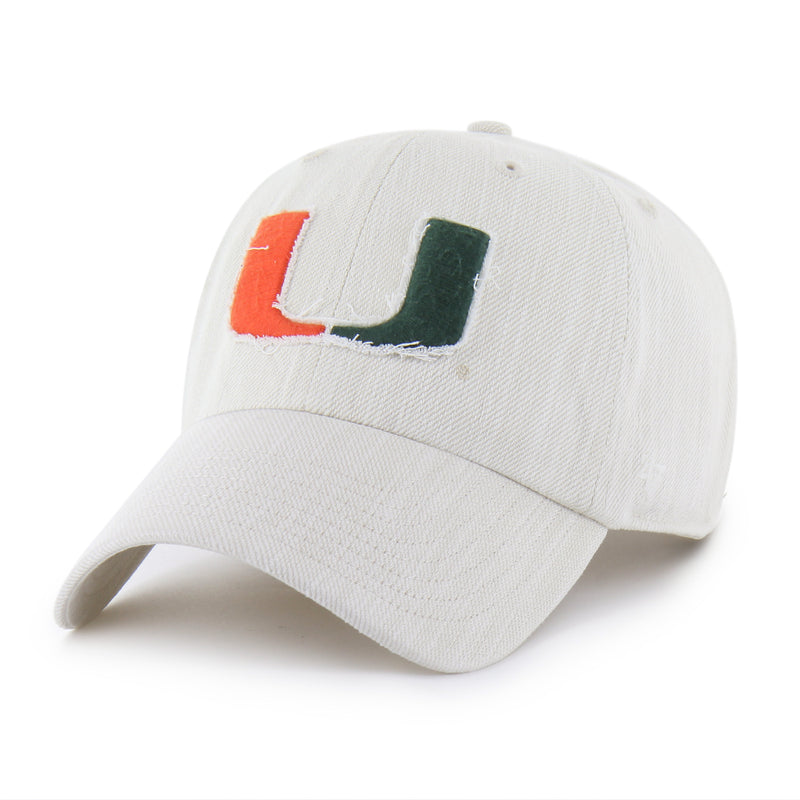 MIAMI HURRICANES SLUB TWILL '47 CLEAN UP