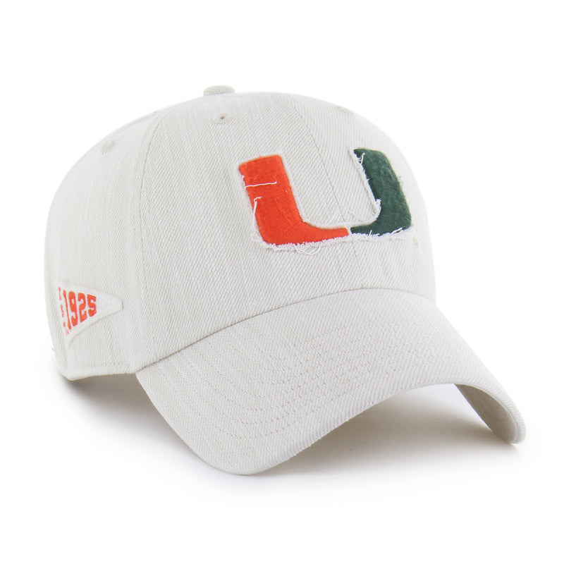 MIAMI HURRICANES SLUB TWILL '47 CLEAN UP