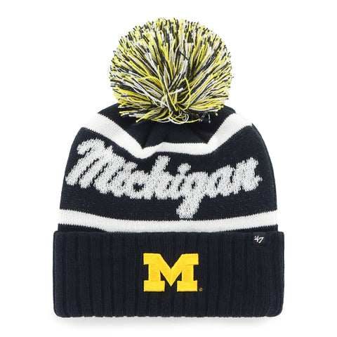 MICHIGAN WOLVERINES SPIRITED '47 CUFF KNIT WOMENS