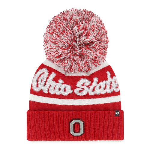 OHIO STATE BUCKEYES SPIRITED '47 CUFF KNIT WOMENS