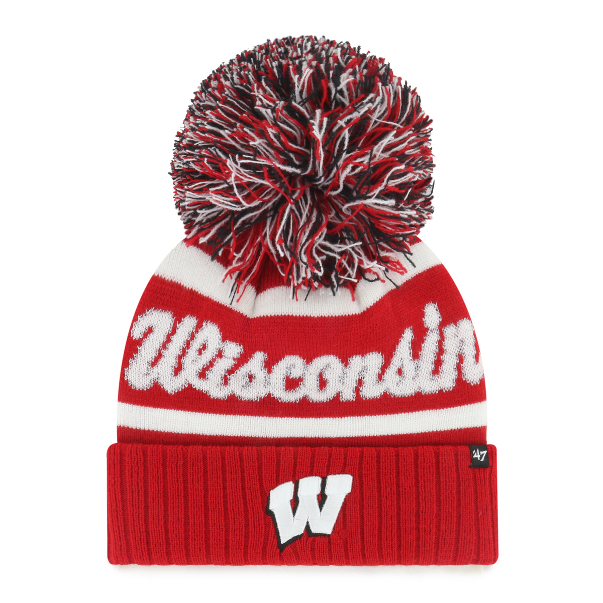 WISCONSIN BADGERS SPIRITED '47 CUFF KNIT WOMENS