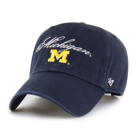MICHIGAN WOLVERINES SCRIPT '47 CLEAN UP