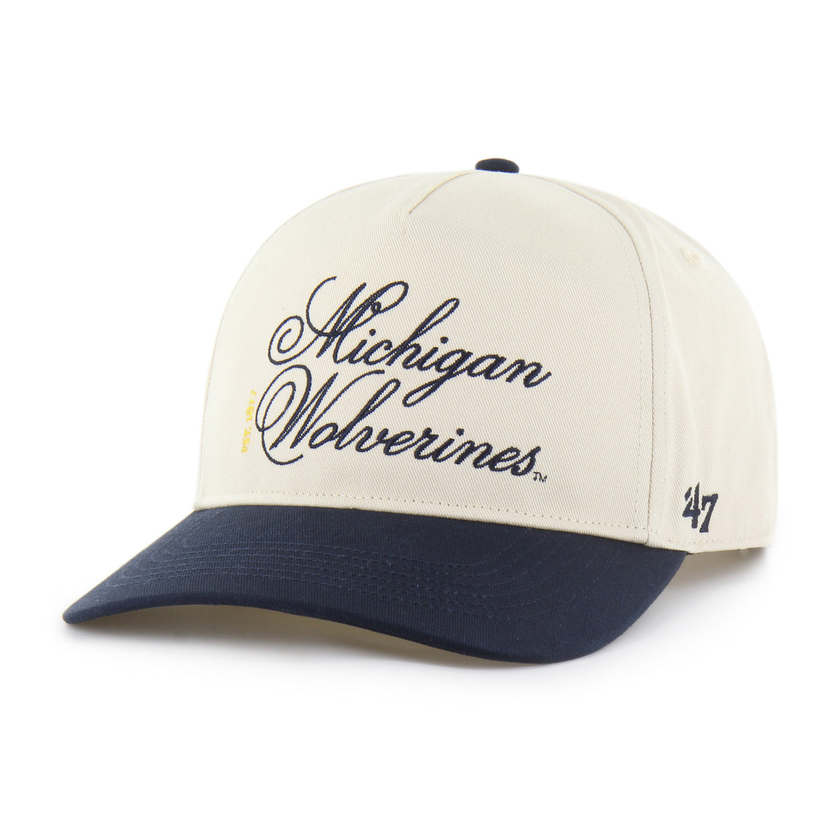 MICHIGAN WOLVERINES SCRIPT '47 HITCH