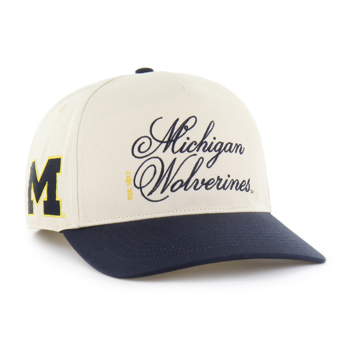 MICHIGAN WOLVERINES SCRIPT '47 HITCH