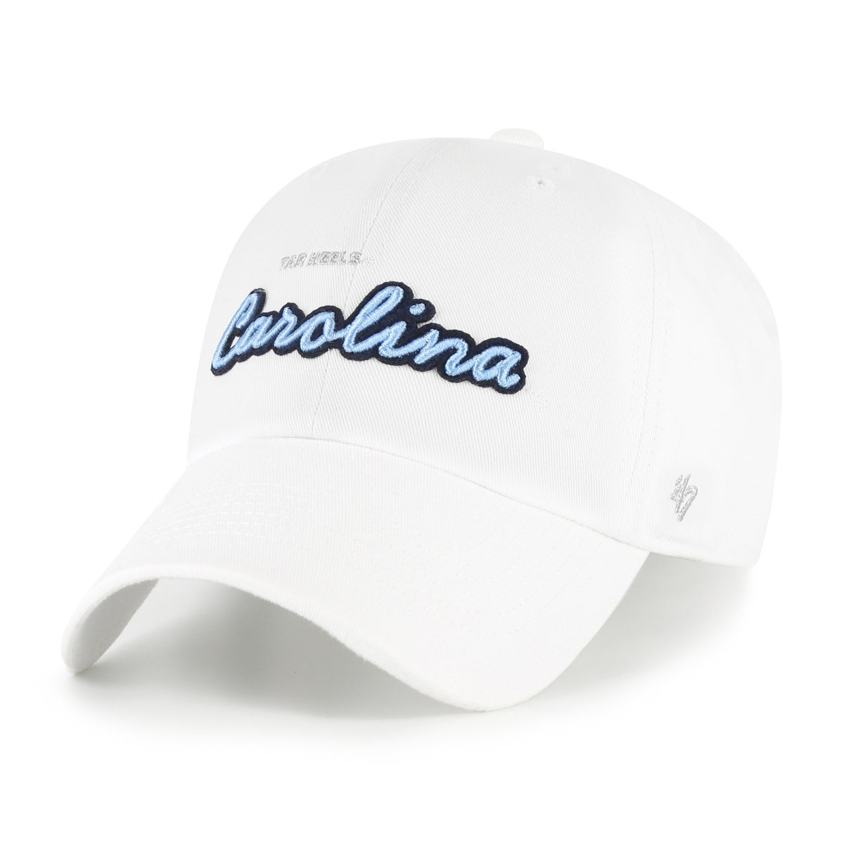 NORTH CAROLINA TAR HEELS UNC TRENDY SCRIPT '47 CLEAN UP