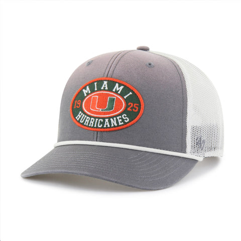 MIAMI HURRICANES TIDE SWEEP ROPE '47 TRUCKER