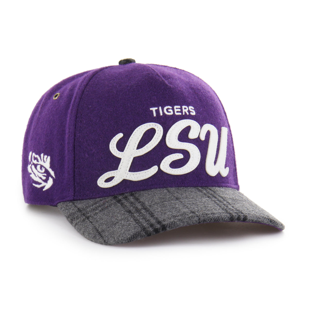 LOUISIANA STATE TIGERS LSU WINDOWPANE PLAID '47 HITCH RF RELAXED FIT