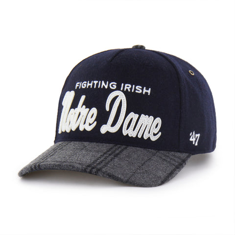 NOTRE DAME FIGHTING IRISH WINDOWPANE PLAID '47 HITCH RF RELAXED FIT