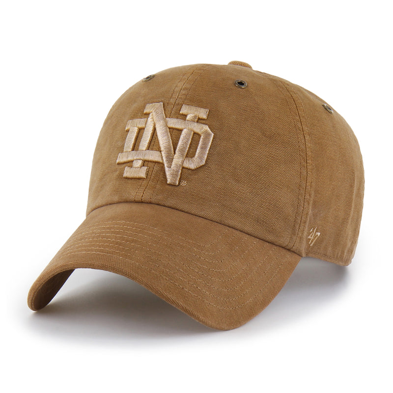 NOTRE DAME FIGHTING IRISH CARHARTT DYED '47 CLEAN UP