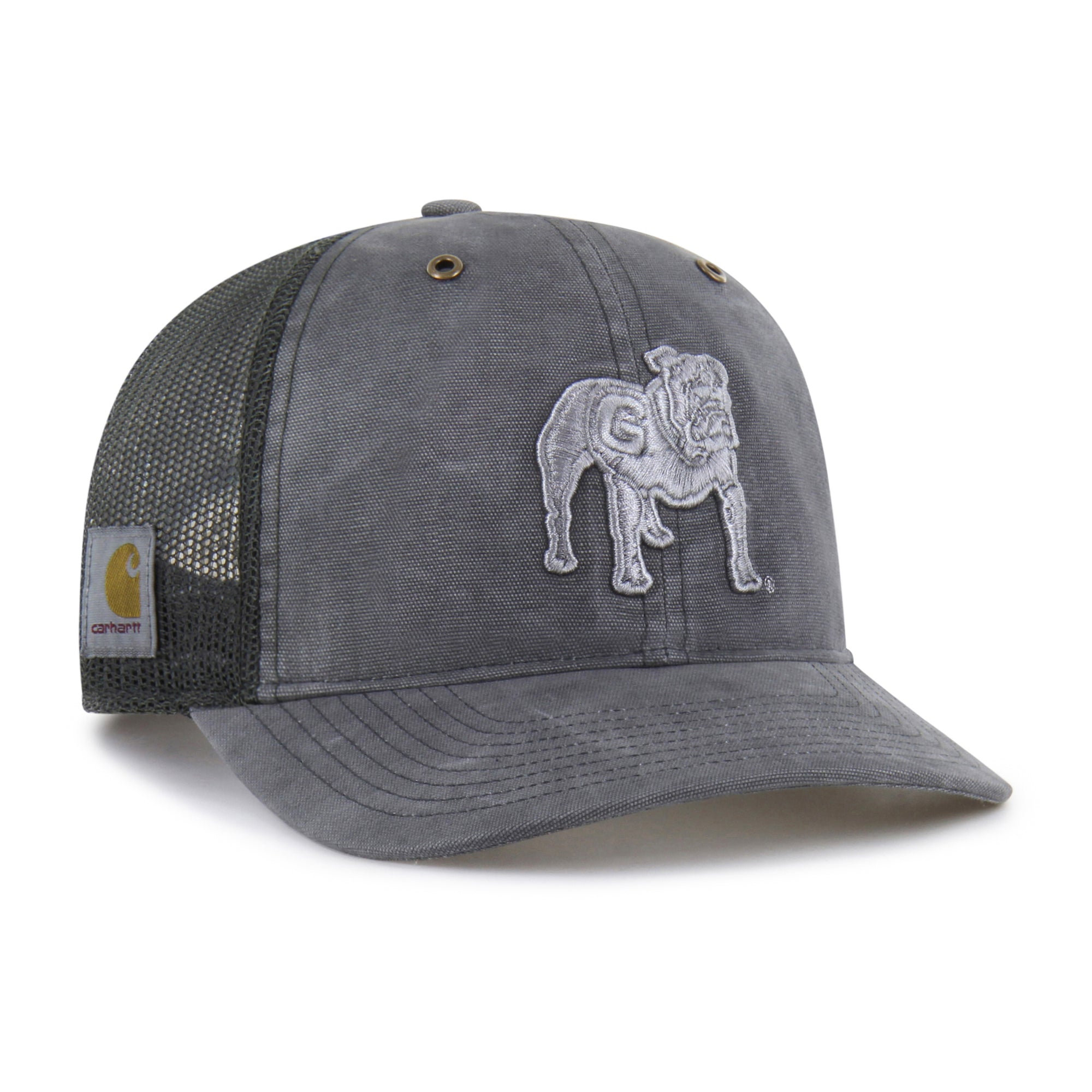 GEORGIA BULLDOGS CARHARTT DYED '47 TRUCKER RF RELAXED FIT
