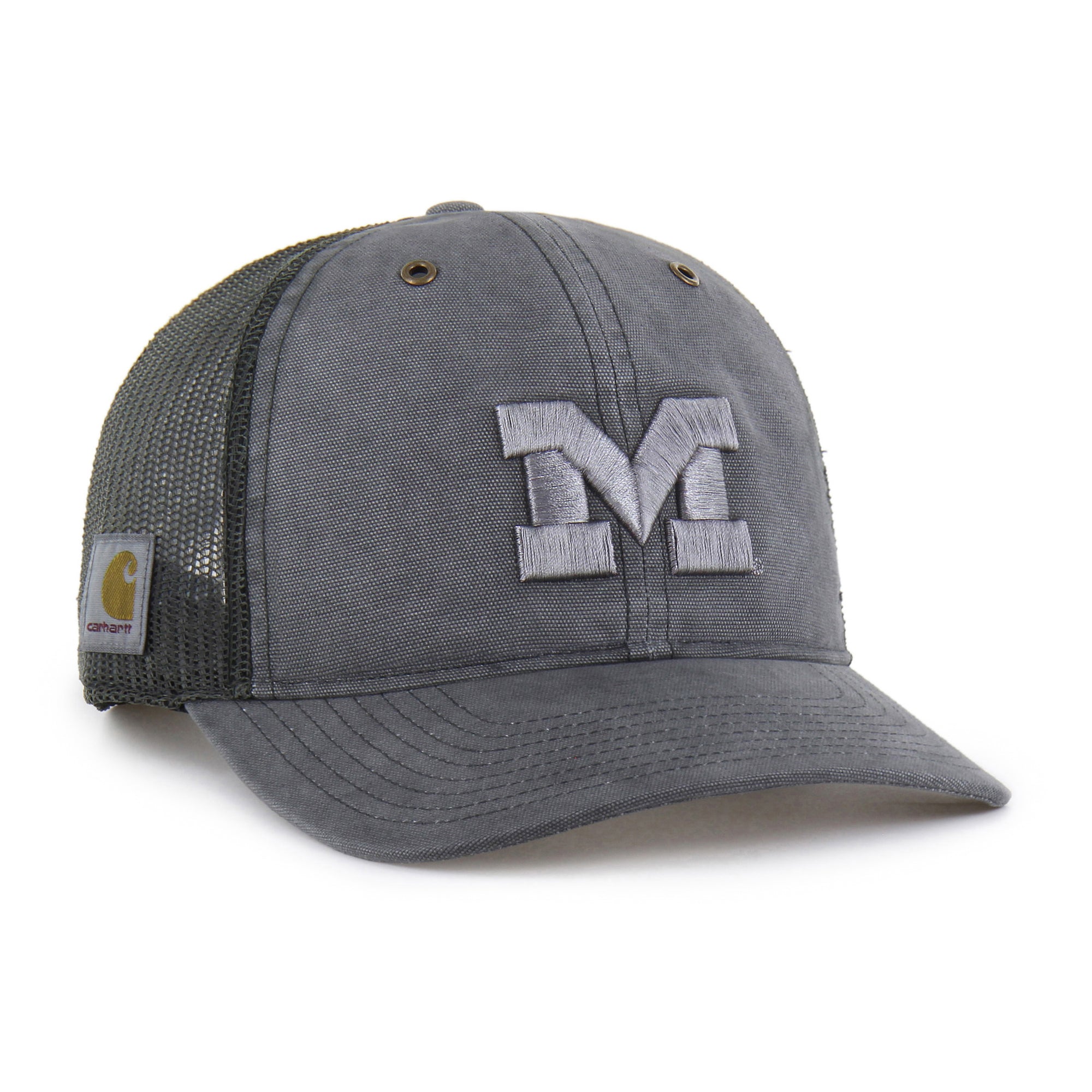 MICHIGAN WOLVERINES CARHARTT DYED '47 TRUCKER RF RELAXED FIT