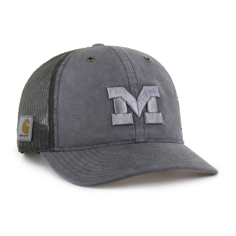 MICHIGAN WOLVERINES CARHARTT DYED '47 TRUCKER RF RELAXED FIT