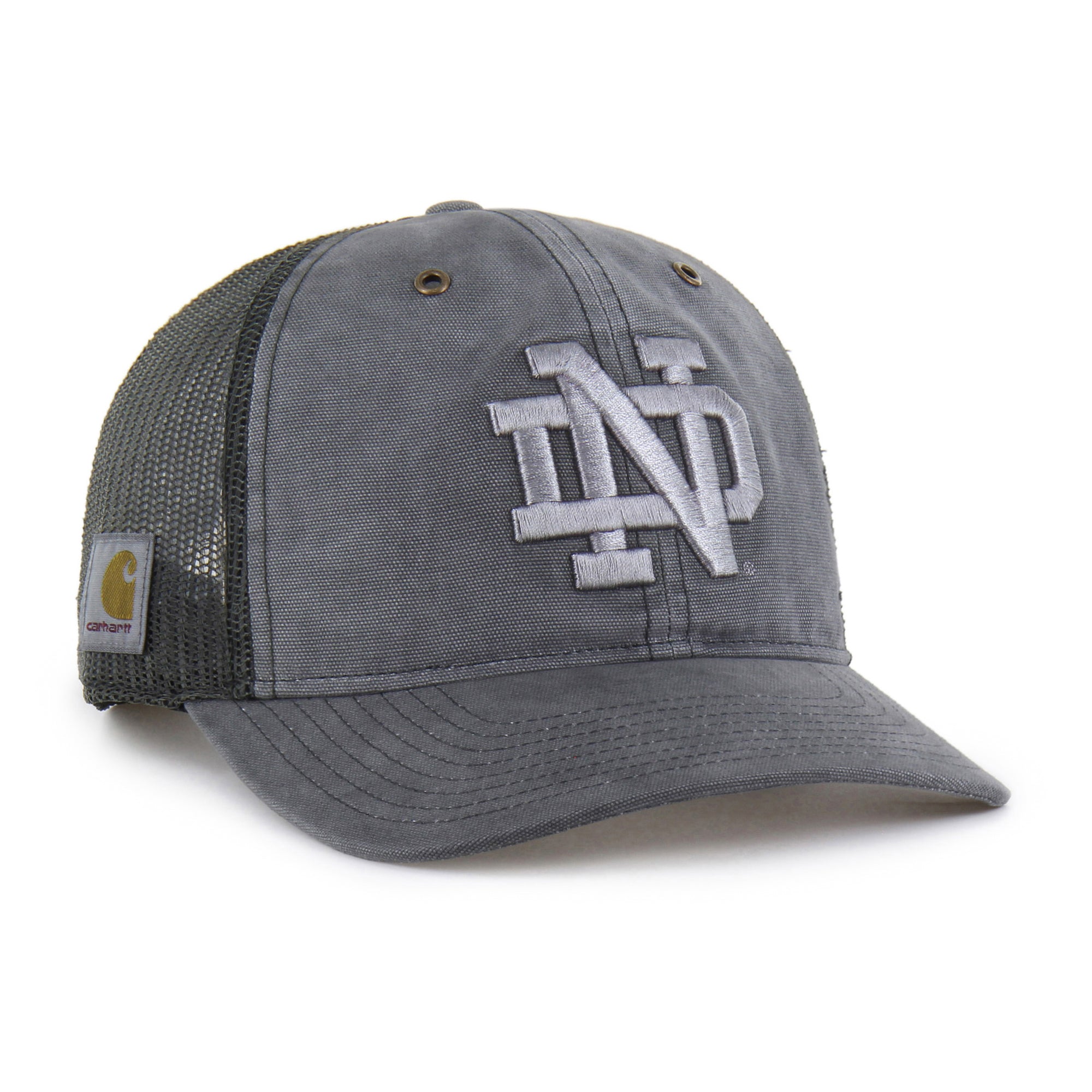 NOTRE DAME FIGHTING IRISH CARHARTT DYED '47 TRUCKER RF RELAXED FIT