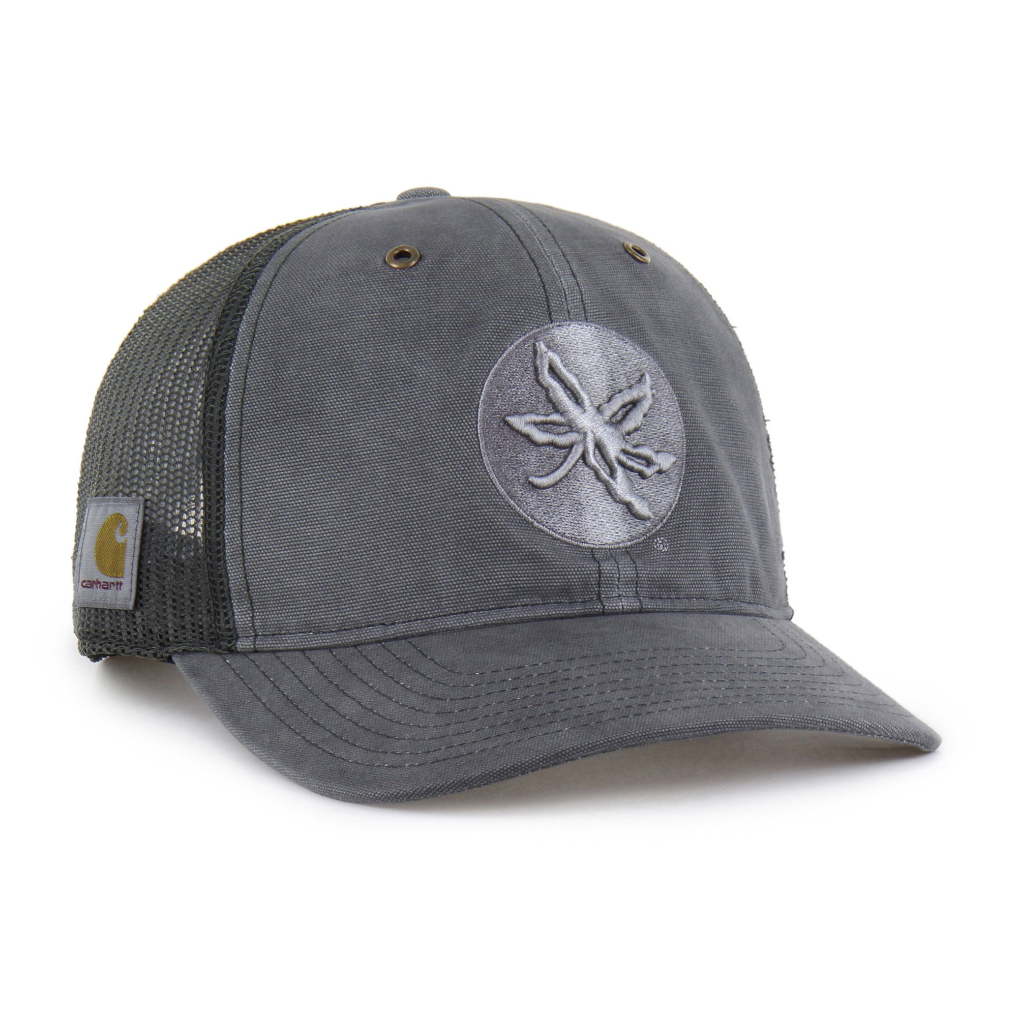 OHIO STATE BUCKEYES CARHARTT DYED '47 TRUCKER RF RELAXED FIT
