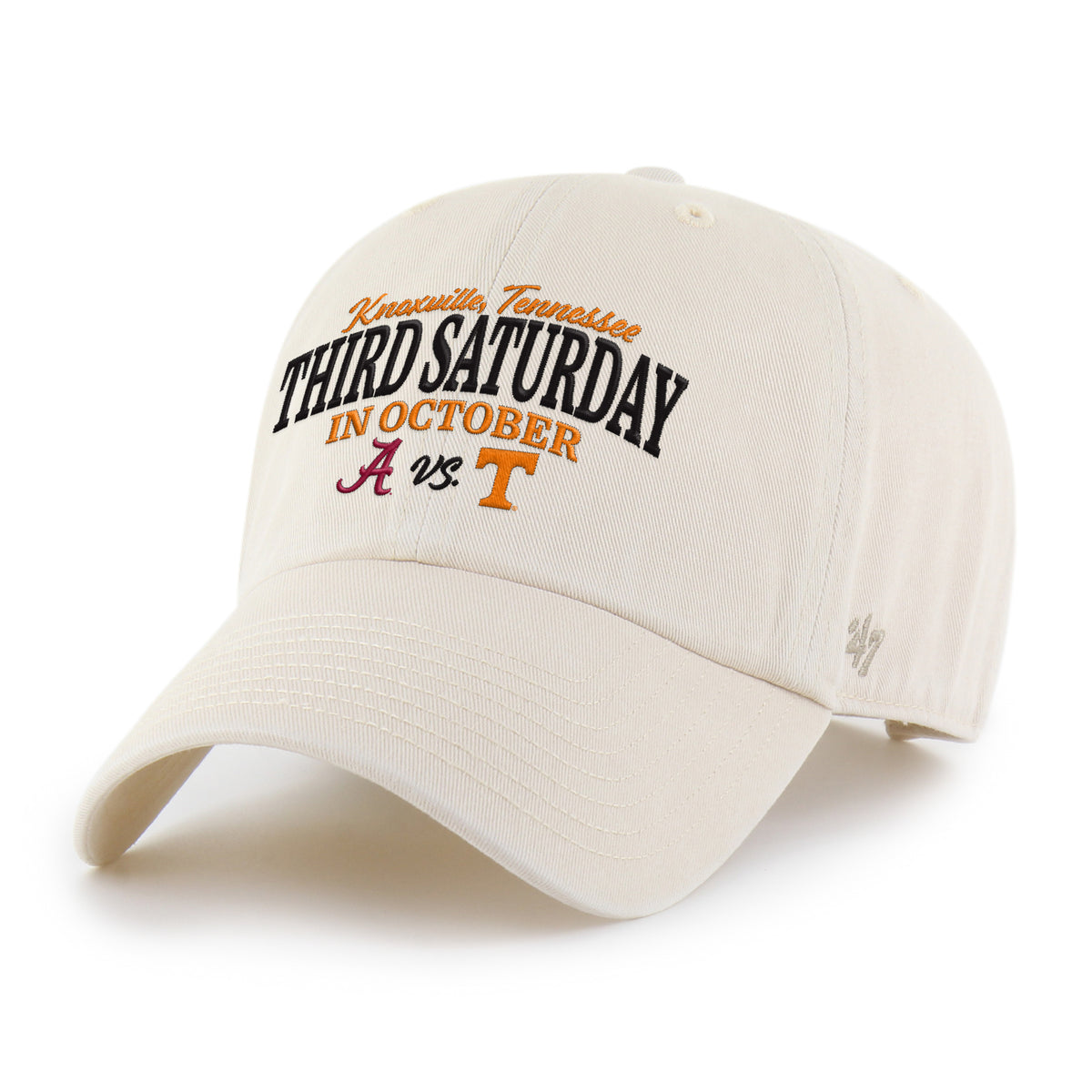 ALABAMA CRIMSON TIDE VS. TENNESSEE VOLUNTEERS THIRD SATURDAY TWO TONE '47 CLEAN UP