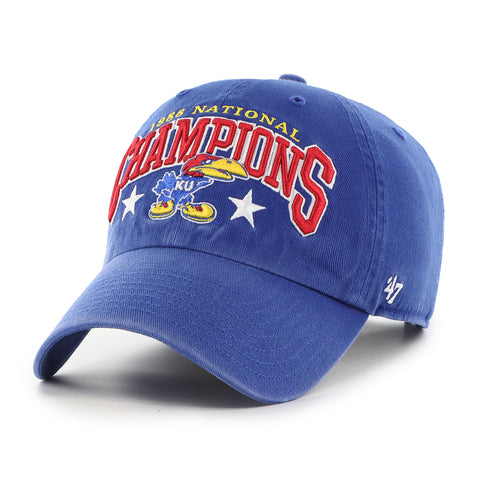 KANSAS JAYHAWKS TITLE CHAMP '47 CLEAN UP