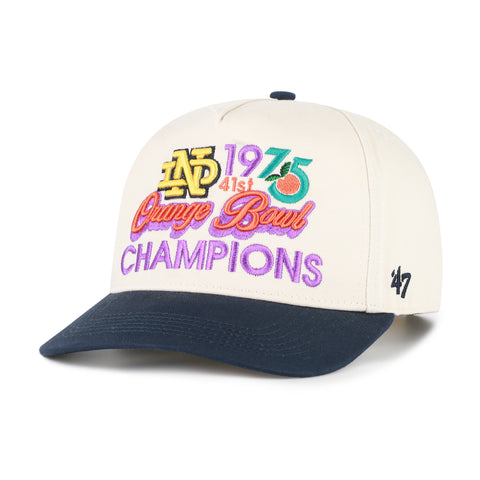 NOTRE DAME FIGHTING IRISH ORANGE BOWL PAST CHAMPS '47 HITCH