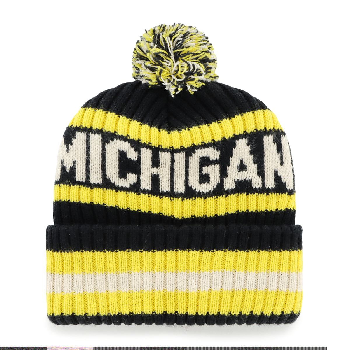 MICHIGAN WOLVERINES VINTAGE BERING '47 CUFF KNIT