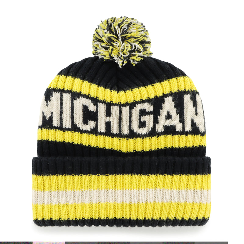 MICHIGAN WOLVERINES VINTAGE BERING '47 CUFF KNIT