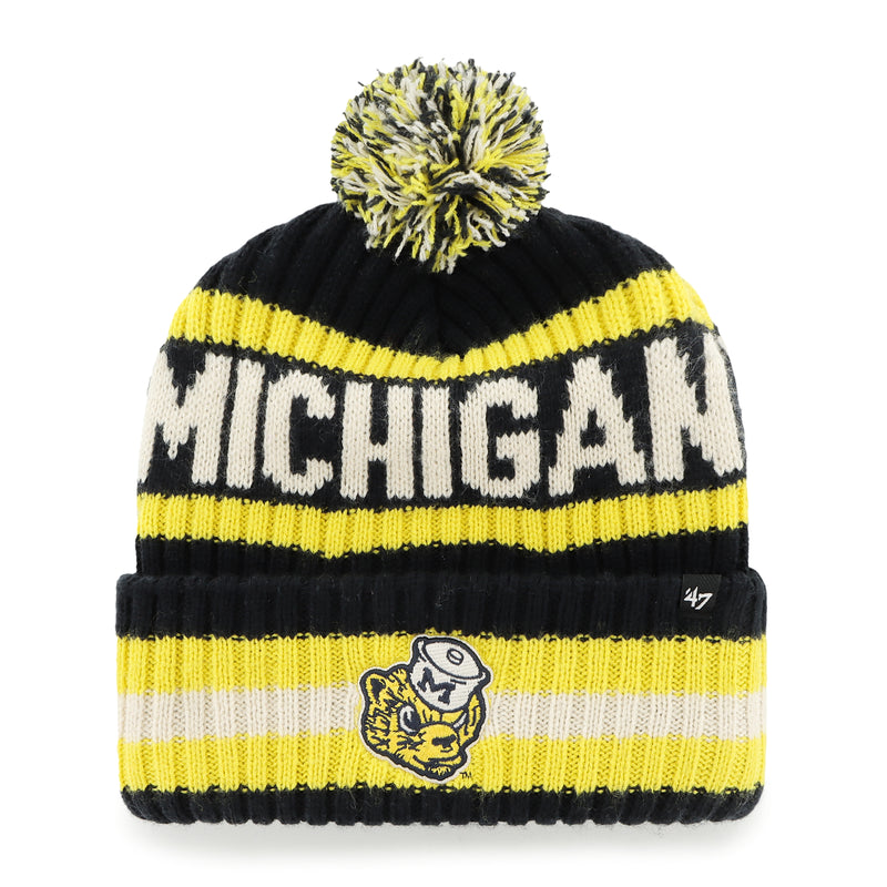 MICHIGAN WOLVERINES VINTAGE BERING '47 CUFF KNIT