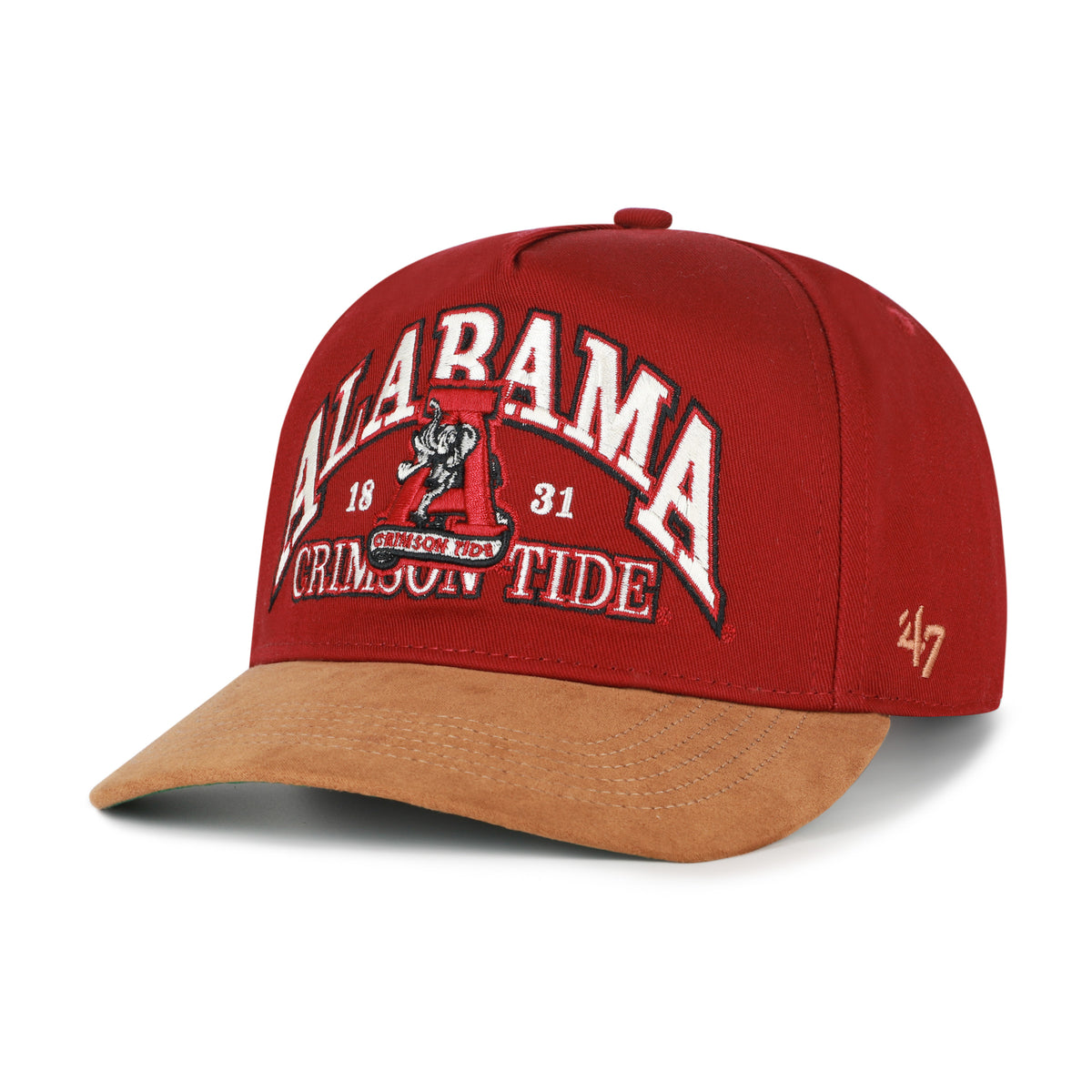 ALABAMA CRIMSON TIDE VINTAGE BREAK WOOD SUEDE '47 HITCH