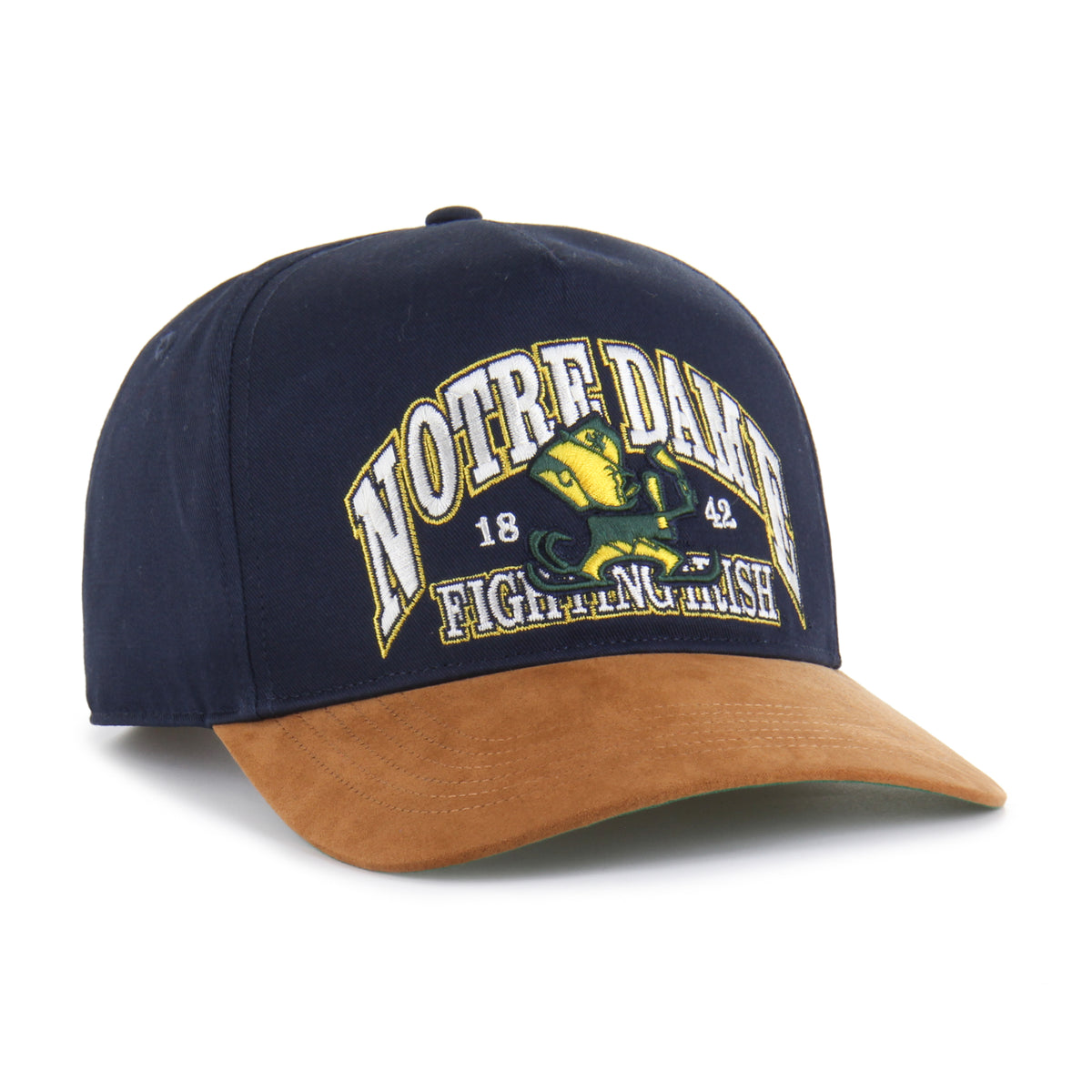 NOTRE DAME FIGHTING IRISH VINTAGE BREAK WOOD SUEDE '47 HITCH