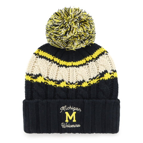 MICHIGAN WOLVERINES VINTAGE EMMA '47 CUFF KNIT WOMENS