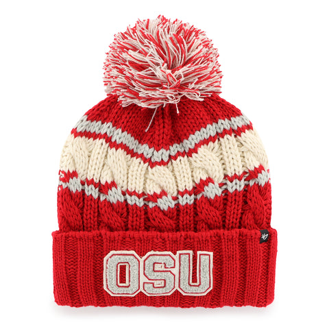 OHIO STATE BUCKEYES VINTAGE EMMA '47 CUFF KNIT WOMENS