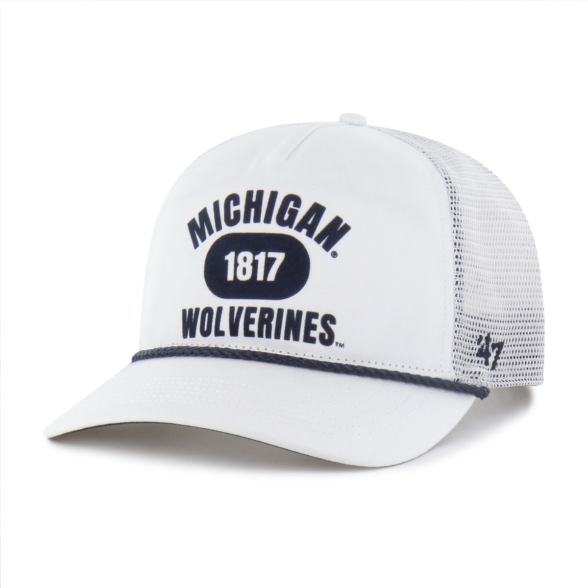 Michigan Wolverines Vintage Flock Ball '47 Hitch