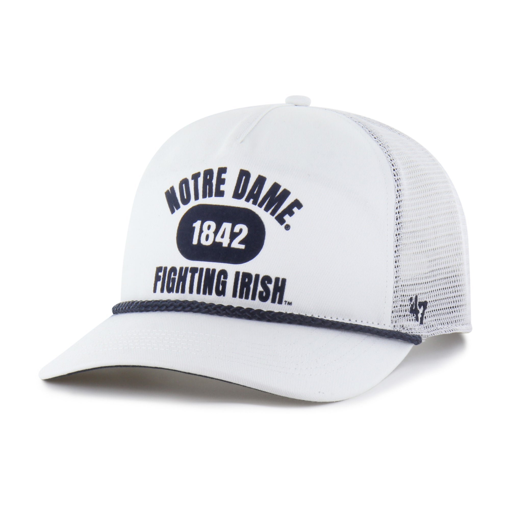 Notre Dame Fighting Irish Vintage Flock Ball '47 Hitch
