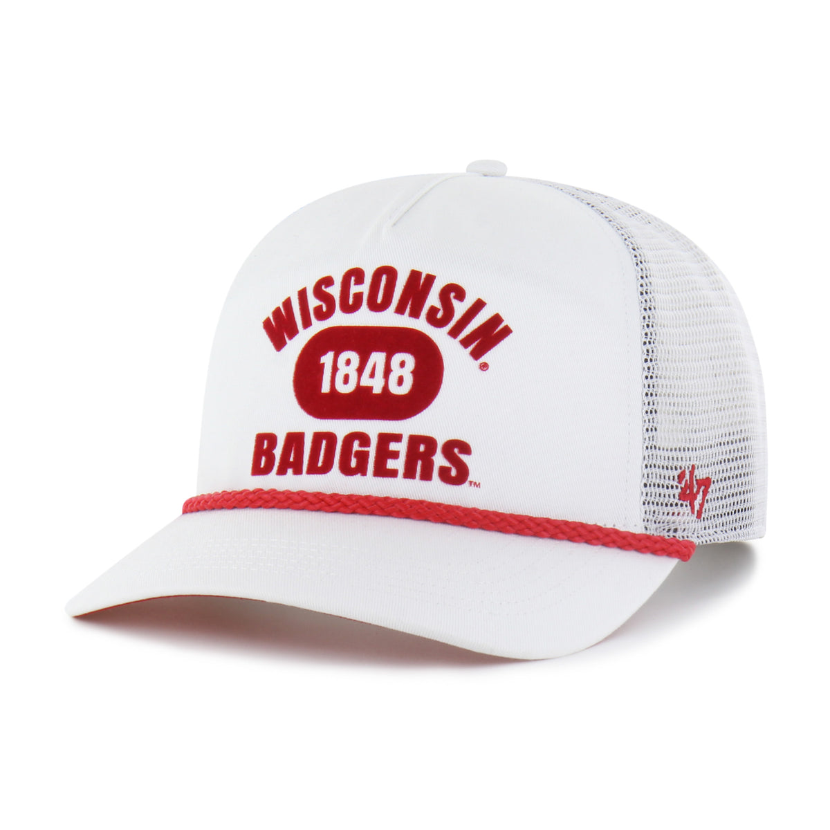 Wisconsin Badgers Vintage Flock Ball '47 Hitch