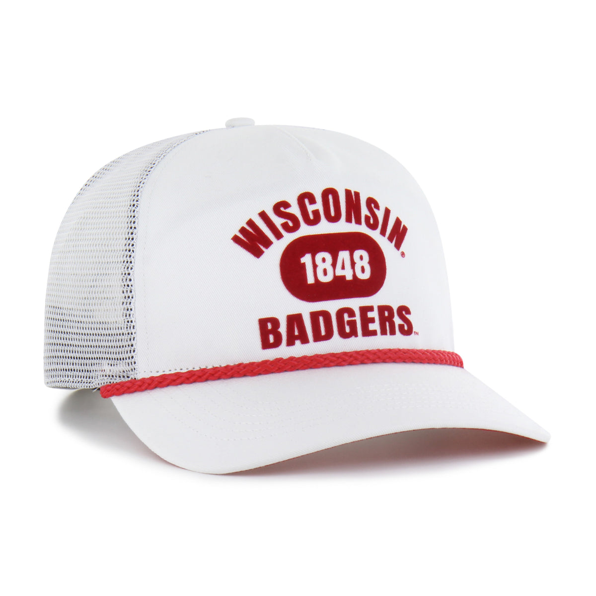 Wisconsin Badgers Vintage Flock Ball '47 Hitch