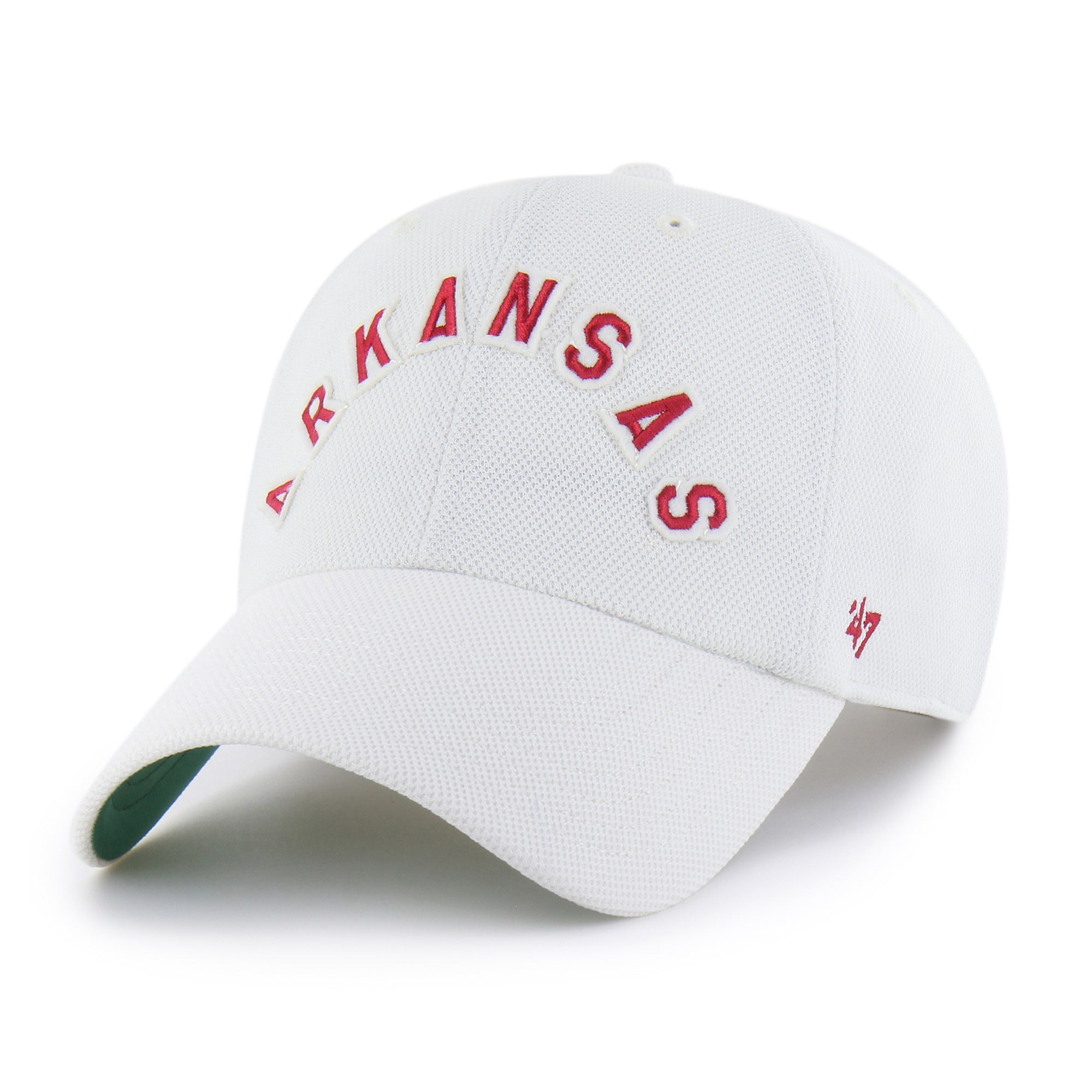ARKANSAS RAZORBACKS VINTAGE GRANDSTAND PIQUE SCRIPT '47 CLEAN UP