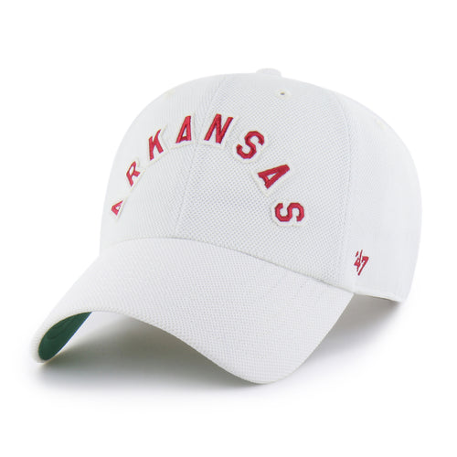 ARKANSAS RAZORBACKS VINTAGE GRANDSTAND PIQUE SCRIPT '47 CLEAN UP