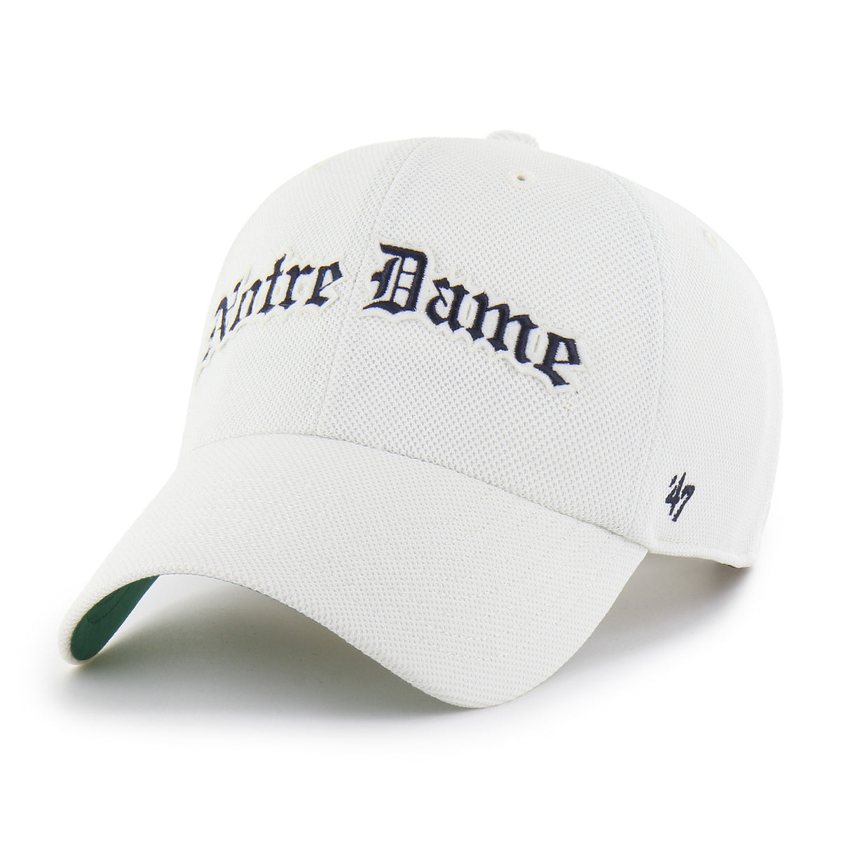 NOTRE DAME FIGHTING IRISH VINTAGE GRANDSTAND PIQUE SCRIPT '47 CLEAN UP