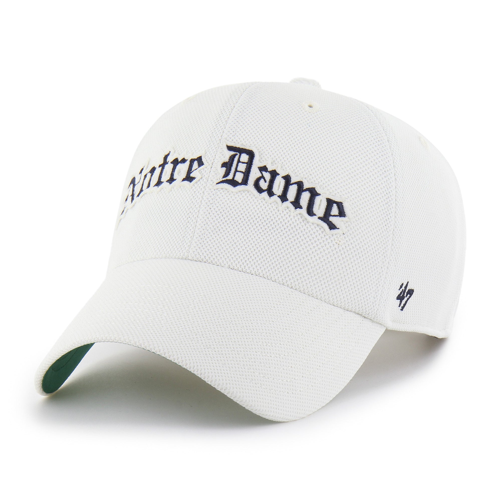 NOTRE DAME FIGHTING IRISH VINTAGE GRANDSTAND PIQUE SCRIPT '47 CLEAN UP