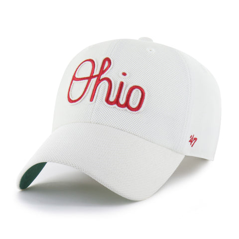 OHIO STATE BUCKEYES VINTAGE GRANDSTAND PIQUE SCRIPT '47 CLEAN UP
