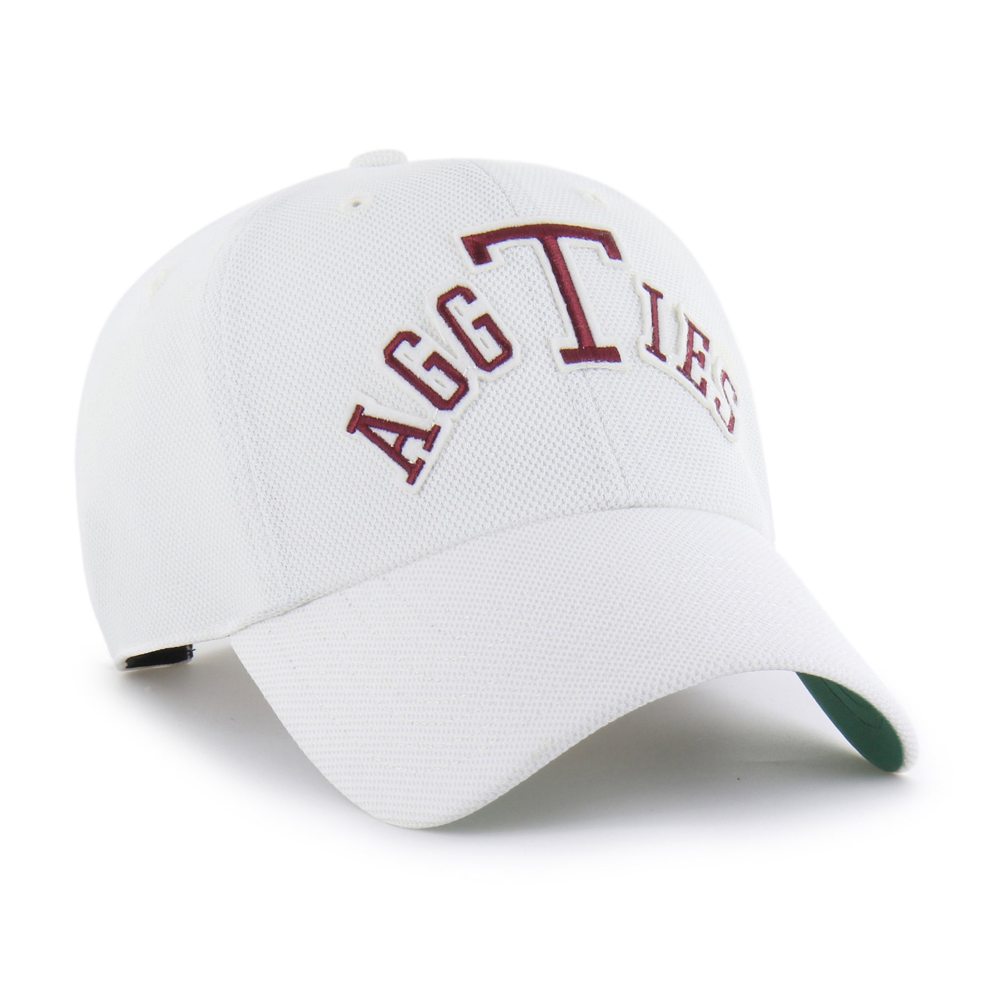 TEXAS A&M AGGIES VINTAGE GRANDSTAND PIQUE SCRIPT '47 CLEAN UP