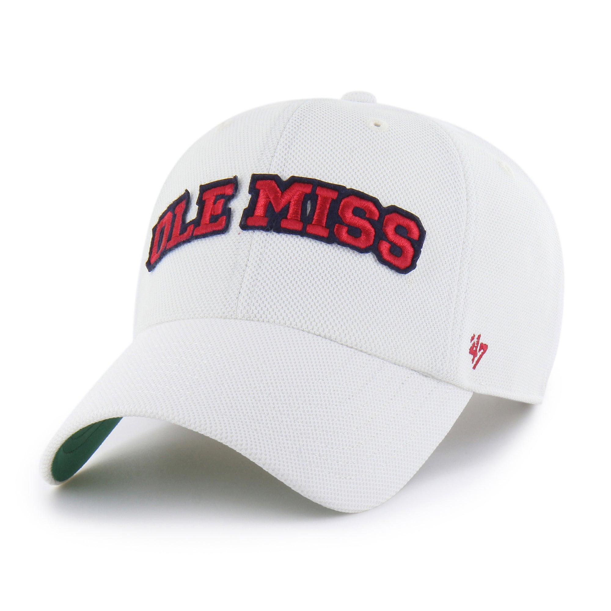 MISSISSIPPI REBELS VINTAGE GRANDSTAND PIQUE SCRIPT '47 CLEAN UP