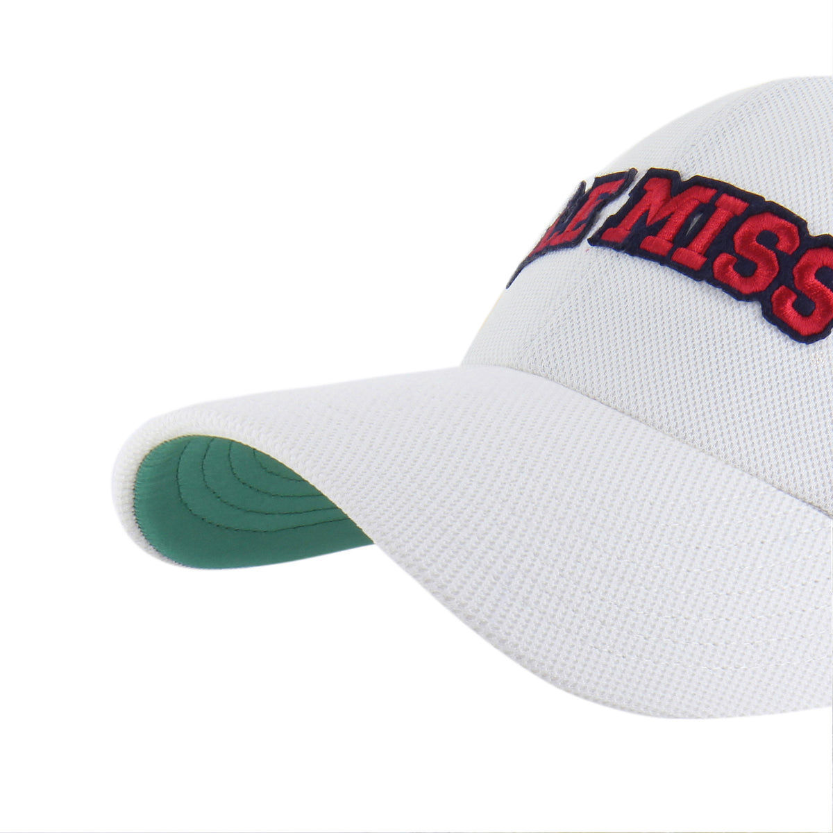 MISSISSIPPI REBELS VINTAGE GRANDSTAND PIQUE SCRIPT '47 CLEAN UP