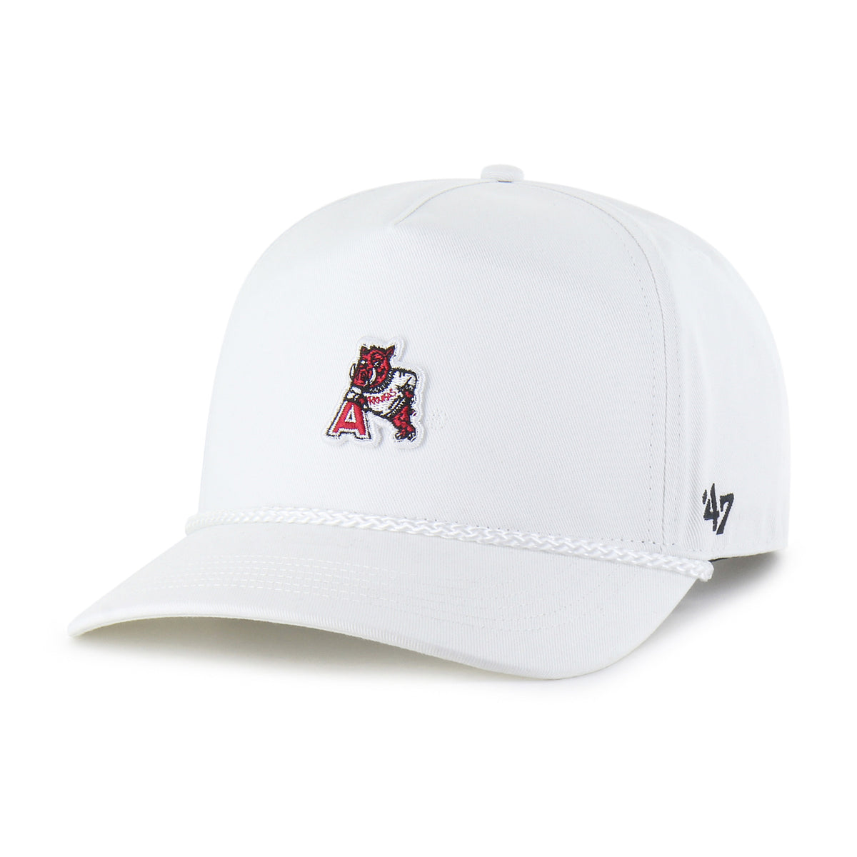 ARKANSAS RAZORBACKS VINTAGE MICRO PATCH '47 HITCH